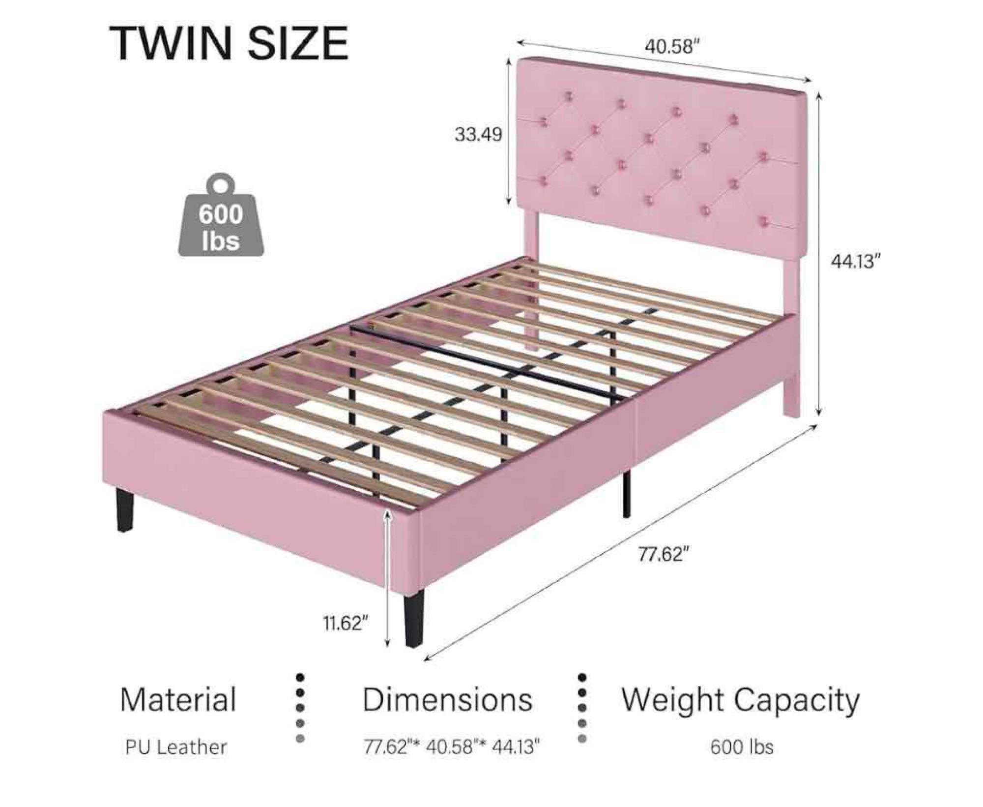 Twin Bed Frame detail